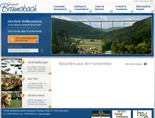 Tablet Screenshot of braunsbach.de